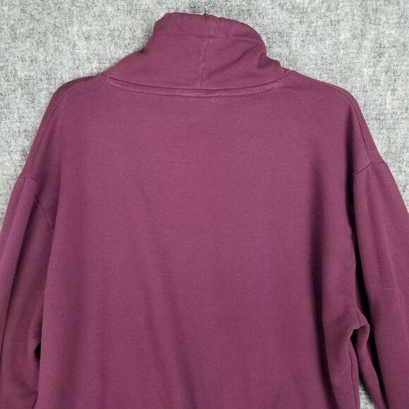 Victorias Secret Pink Sweatshirt Womens Small Baggy Pullover Sweats High Neck - Picture 4 of 10